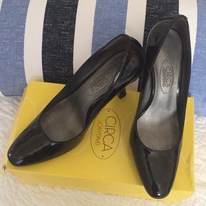 Black Patent Leather Heels